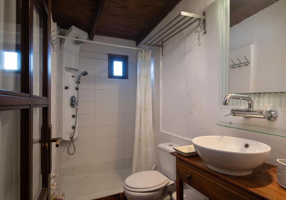 Traditionelles Appartement Athos Shadow Am Meer Paralia Sikias 外观 照片
