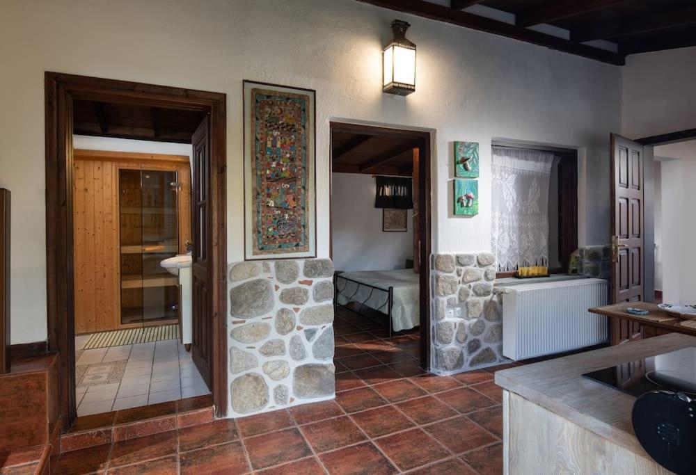 Traditionelles Appartement Athos Shadow Am Meer Paralia Sikias 外观 照片
