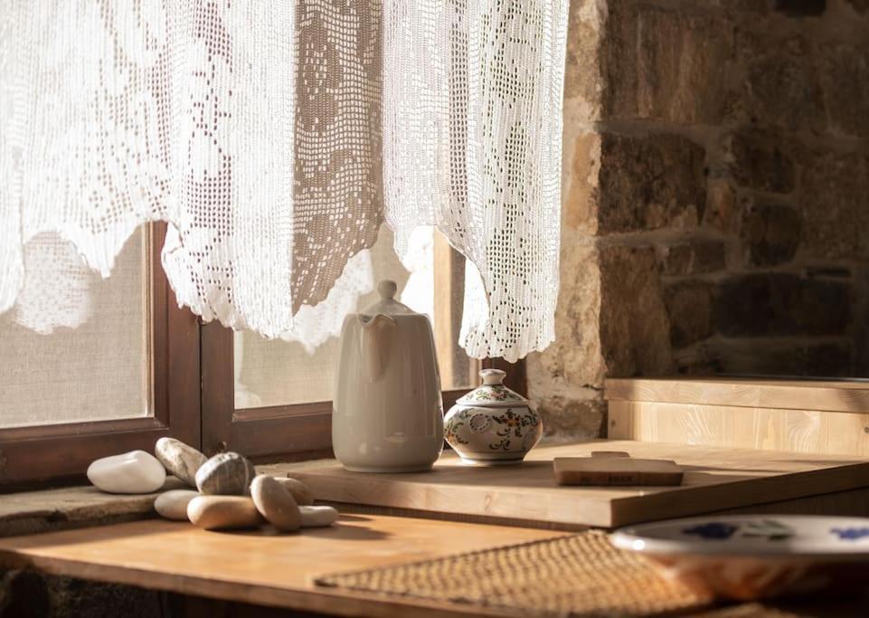 Traditionelles Appartement Athos Shadow Am Meer Paralia Sikias 外观 照片