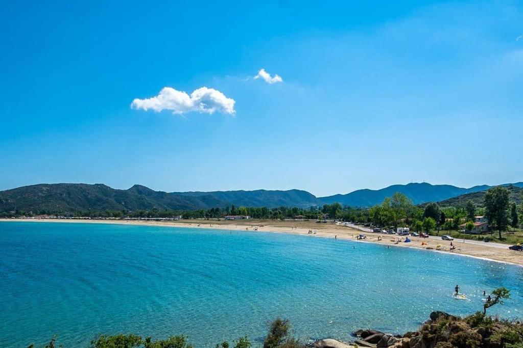 Traditionelles Appartement Athos Shadow Am Meer Paralia Sikias 外观 照片